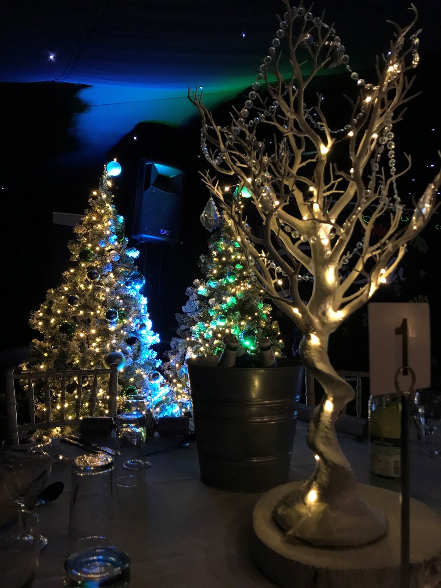 Bringing complete event solutions to your door.  A multi use marquee - conference in the morning the transformed into festive Christmas party marquee in the evening #corporate #christmas #event #marquee