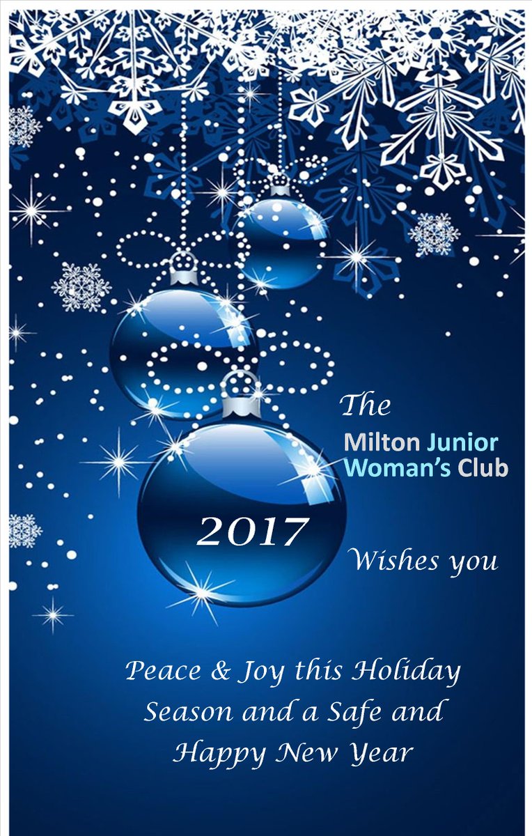 MiltonMAJuniors's tweet photo. #HappyHolidays from the #MJWC and wishing you a safe and wonderful #NewYear. #MiltonMA #Community #Service #Support https://t.co/g4MyWBhn5X