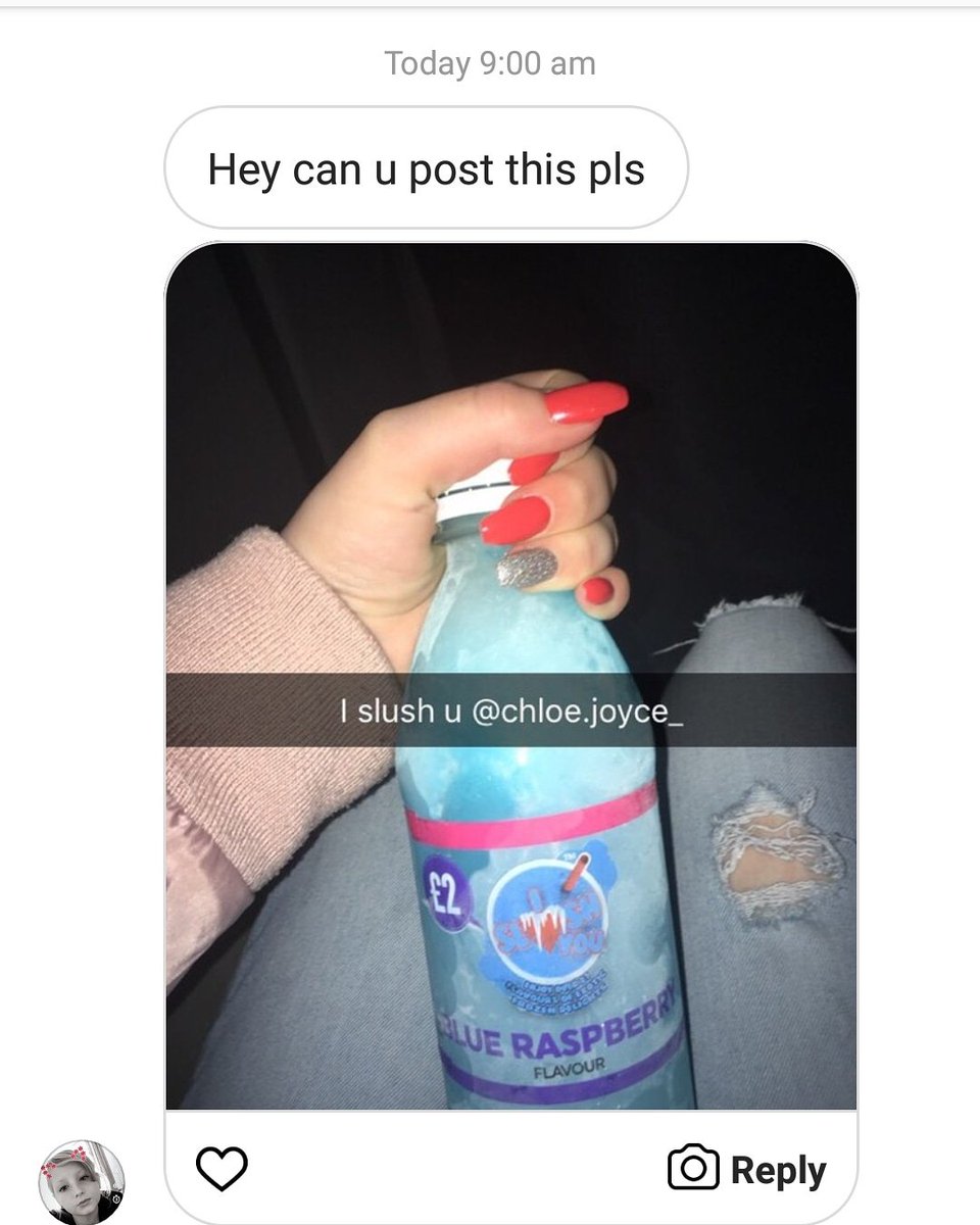 Nails and #islushyou On Fleek as they say. Nice choice the classic flavour that is Blue Raspberry