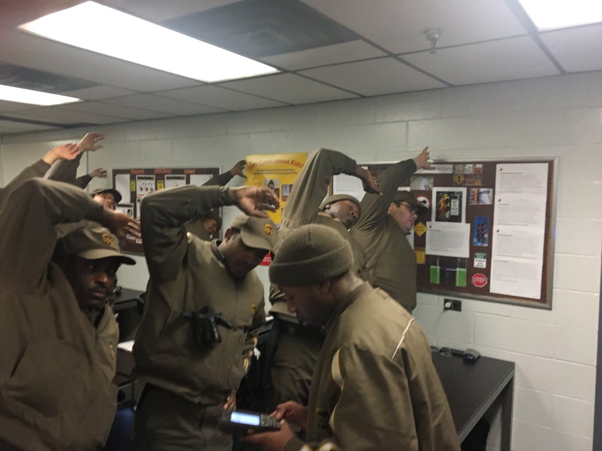 Meadowlands Xmas Safety huddle. Work Safe, work strong Team. <a href="/NorthAtlUPSers/">NorthAtlantic UPSers</a> <a href="/UPSers/">UPSers</a>
