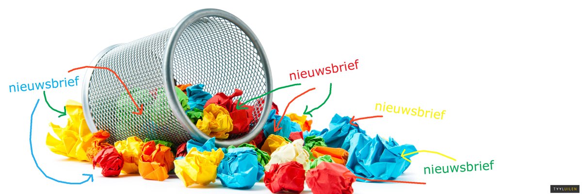 Krijg jij soms ook jeuk van al die nieuwsbrieven zonder nieuws dat voor jou interessant is? #schrijfadvies
taaluilen.nl/schrijfadvies/…