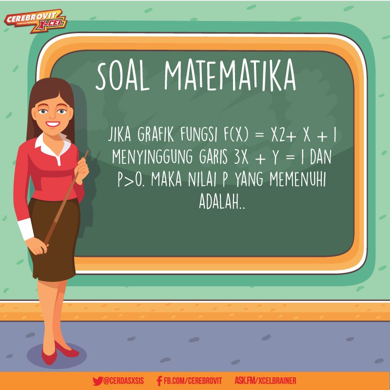 Belum bosan kan, latihan soal matematika? Yuk, coba dikerjakan Bro n Sis!