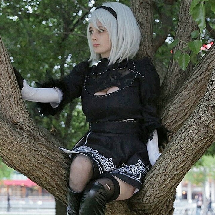 ZeldaGirl24x7's tweet photo. #NewProfilePic #2b #Cosplay #Like #NieRAutomata #gaming #2bcosplay #Paxaus #Pax2017 #kawaii https://t.co/DOO3IcROpB