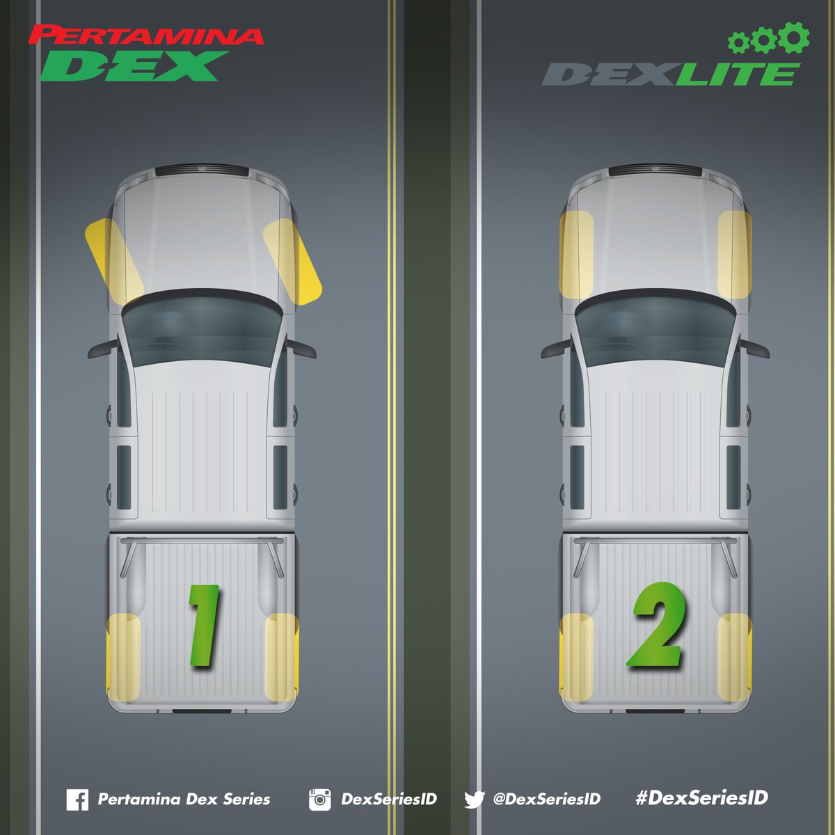 DexSeriesID's tweet photo. [Kuis Twitter #DexChallenge]
Saat parkir di tanjakan posisi ban mana yang paling tepat? Qoute Tweet jawaban Anda dan Mention 3 orang teman untuk berkesempatan mendapatkan voucher DexSeries senilai Rp 200.000,- untuk satu orang yang beruntung. https://t.co/T5QPHrvW7K