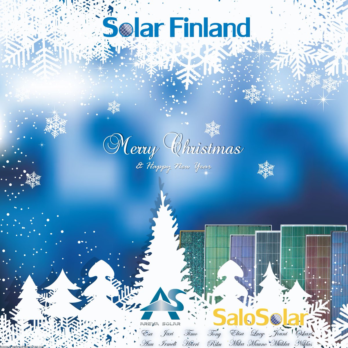 SolarFinlandOy's tweet photo. Hyvää joulua 🎅🎄
 #aurinkosähkö
 #aurinkoenergiaa
 ☀️☀️☀️ https://t.co/jmGUiybJsv