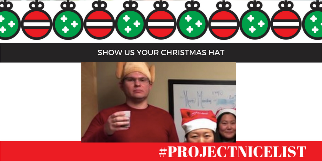 CHALLENGE 28:  Show us your best #Christmas Hat! #beccatoldmeto