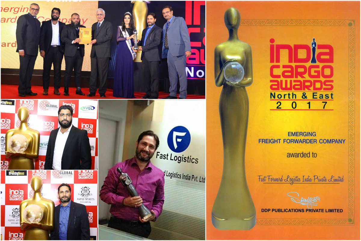 fast_logistics's tweet photo. FL India awarded for being the 'Emerging Freight Forwarder Company' in #IndiaCargoAwards North &amp; East 2017

Congratulations #TeamFLIndia https://t.co/fmlsNqUA5E