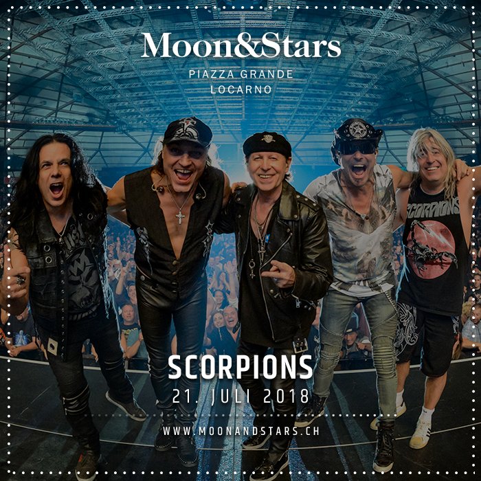 MoonandStars_ch's tweet photo. Sie sind absolute Rock-Legenden und wir freuen uns deshalb erst recht, sie auf der ehrwürdigen Piazza Grande begrüssen zu dürfen: die @scorpions ​
Alle Infos hier: https://t.co/nUDk73REDT https://t.co/0v5blh8tGi