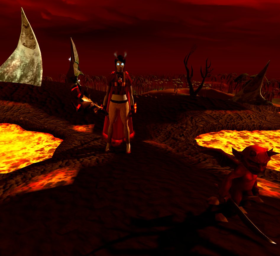 Aquaniting's tweet photo. lil fella wanted to sneak in the picture too, and they said it was imp'possible #runescape https://t.co/rT7nC1RoyL