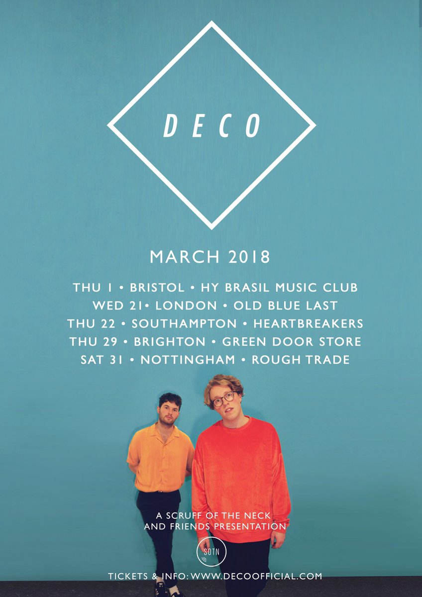 decobanduk's tweet photo. ◇ MARCH TOUR 2018 ◇

Who’s coming to party to some new tunes? 🙌

Tickets on sale now: https://t.co/Drx88Hwgyo https://t.co/yz2JAUIOgk
