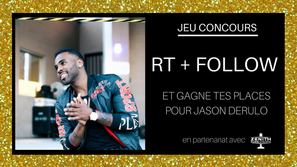 🎁 JEU CONCOURS 🎁 
RT + FOLLOW et gagne tes places pour le concert de Jason Derulo au <a href="/Zenith_Paris/">Zénith Paris - La Villette</a> ! 
➡️ Toutes les infos > bit.ly/FNAC-JasonDeru…