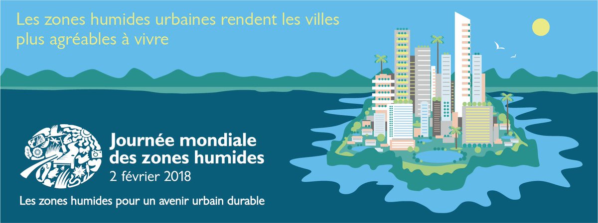 MedWetOrg's tweet photo. les zones humides pour les villes de demain est le thème de la Journée mondiale des #zones_humides en 2018 (#JMZH)
La JMZH 2018 cherche à sensibiliser au rôle des zones humides urbaines pour l’avenir de villes durables.
https://t.co/pSeauGBPmi
#JMZH2018 #Ramsar https://t.co/6lglJjYePK
