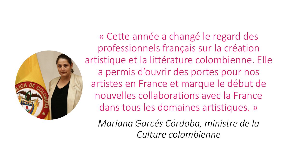 NewsTankCulture's tweet image. #Entretien Mariana Garcés Córdoba @mincultura revient sur l'#AnneeFranceColombie @FrCol2017 et nous parle de la place accordée à la culture en Colombie ici ➡️ bit.ly/2kFBVQh