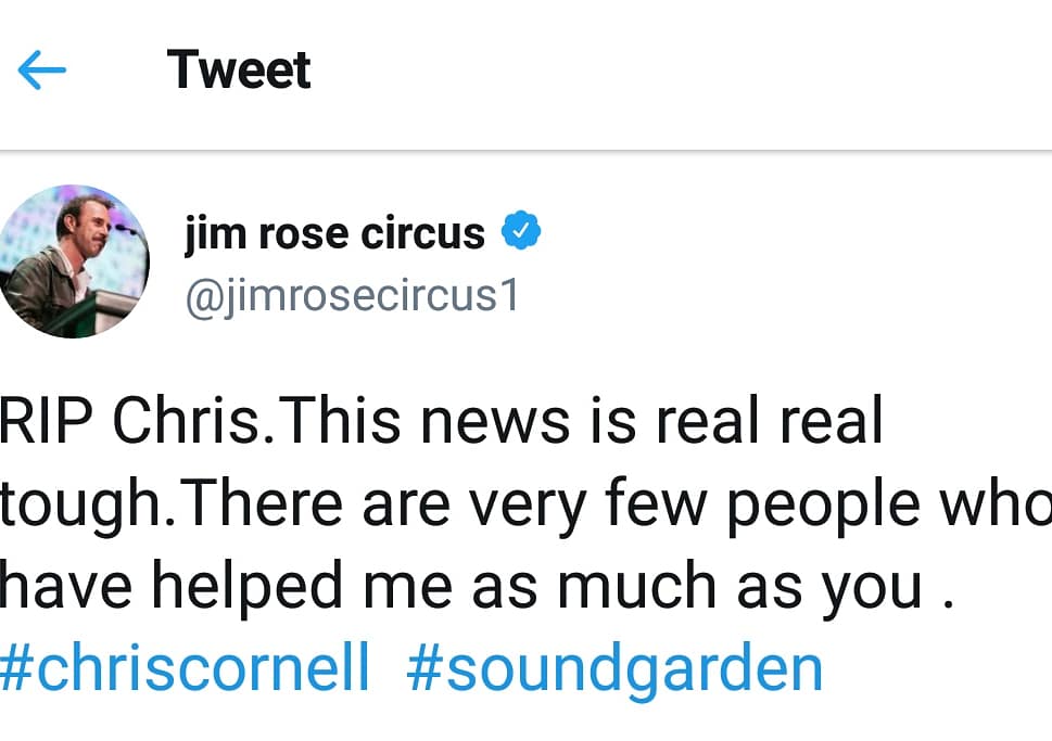 chriscornellfp's tweet photo. Happy Birthday #JimRose!
Chris and Jim at Lollapalooza '92.
#ChrisCornell
#JimRoseCircus #Soundgarden #SusanSilver #Lollapalooza92 https://t.co/tTXqInAmpE