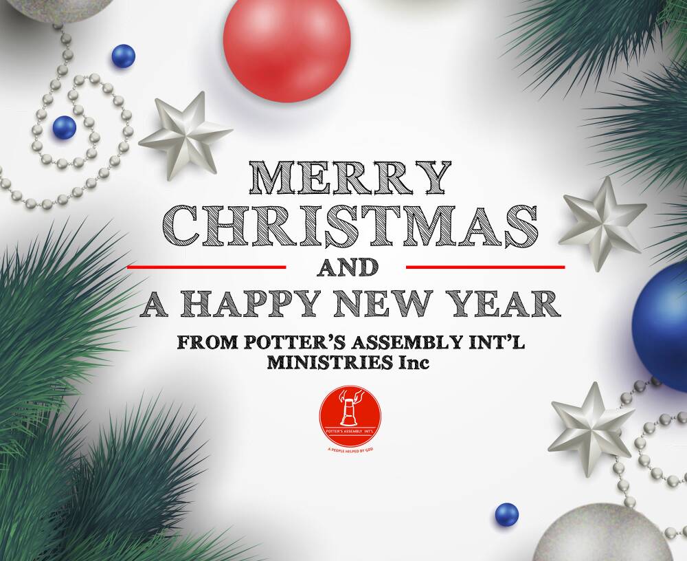 PottersAIM's tweet photo. #Potter'sAssembly #EbenezerGround #ApeopleHelpedByGod #CommitmentsFor2018 @PottersAIM @DrEmmanue.... Merry Xmas and a prosperous new year https://t.co/YDB6bgygnh