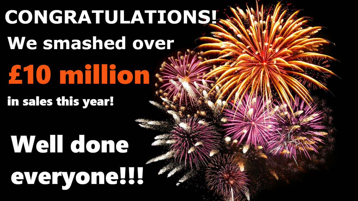 PMSDiecasting's tweet photo. Congratulations! News just in: We've smashed through the £10 million in sales mark this year. Well done to everyone at PMS Diecasting and thank you for your hard work!!! #teampms #manufacturing #diecasting https://t.co/U5uLN9nK1w