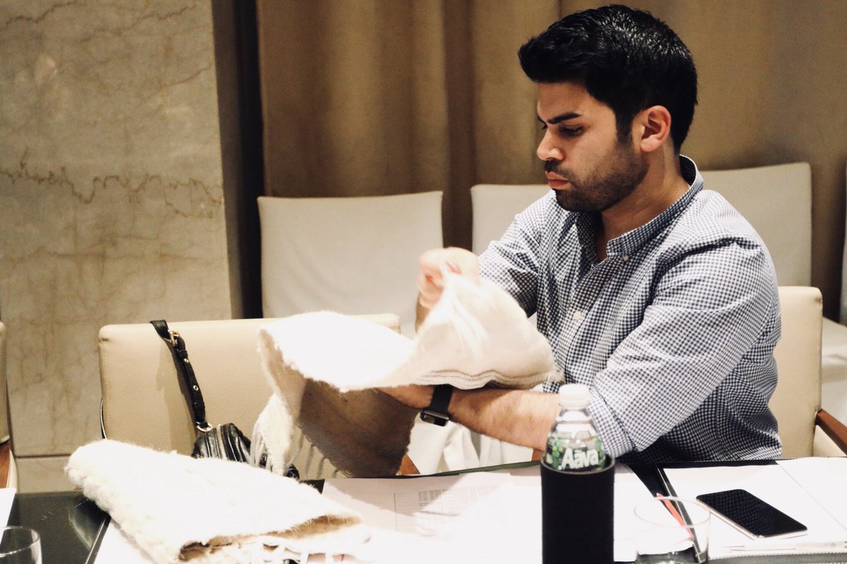 AianaJsays's tweet photo. Wool Runway by @Woolmark is back , the selected students from the best design colleges of the country are showcasing their  designs and efforts to the esteemed judging panel consisting of the best from the industry woolmark #merinowool #WoolRunway #BehindTheScene https://t.co/XqJqcMCnNf