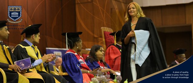UWConline's tweet photo. 👩🎓| For Bellville student Carinne Adams, dietetics was a fun, interesting and important subject to study - and she hopes to put her BSc Dietetics (Summa Cum Laude) to good use #UWCGrad #iamUWC https://t.co/IlrzQWsZvQ https://t.co/RTfR3T7N5L