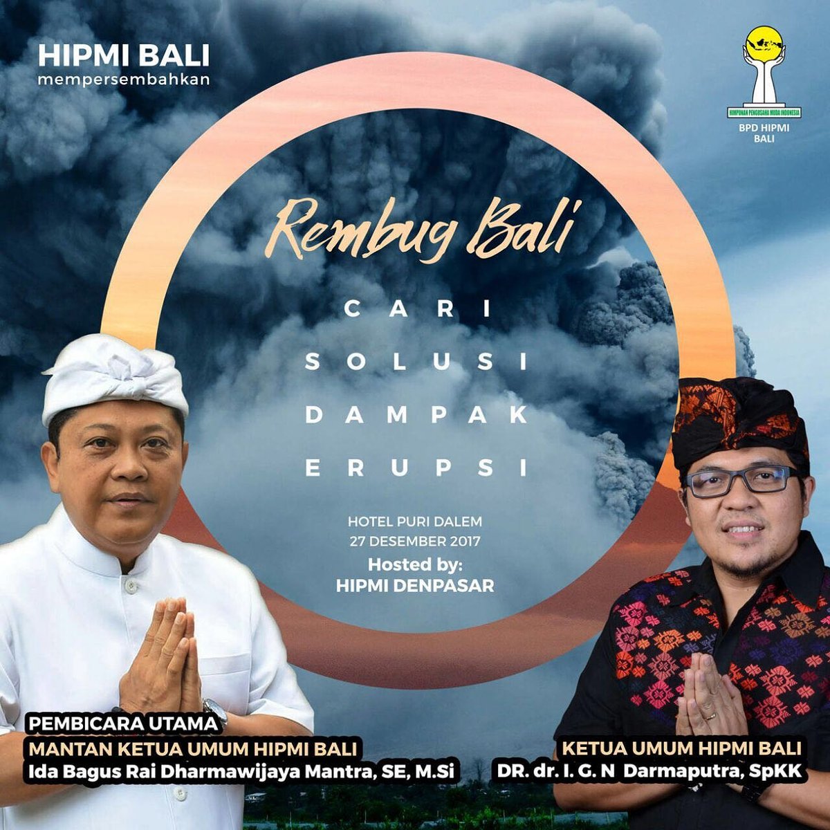 Aksi nyata Hipmi Bali menyikapi dampak erupsi gunung agung #hipmibali #hipmifamilly #ngiringdadospengusaha