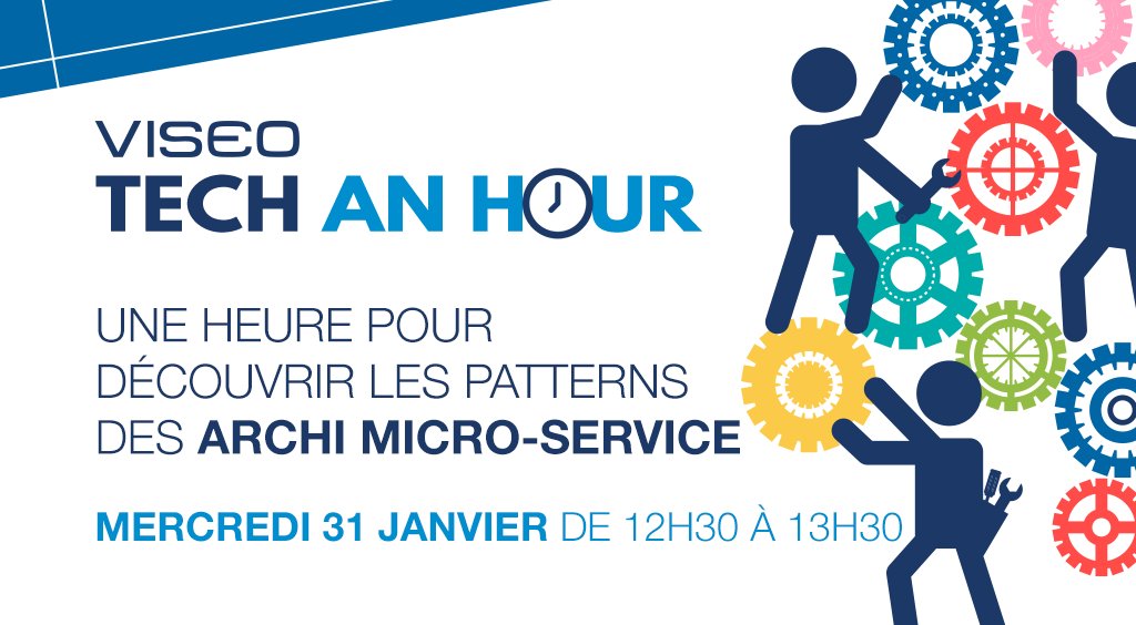 MarjorieDelrieu's tweet photo. Découvrez les patterns des archi micro-service lors du #TechAnHour chez @viseotech #Grenoble par @Pierrick_Rassat et Michel Barret https://t.co/n7McmTcgNF #Meetup https://t.co/2u2o7IZqtf