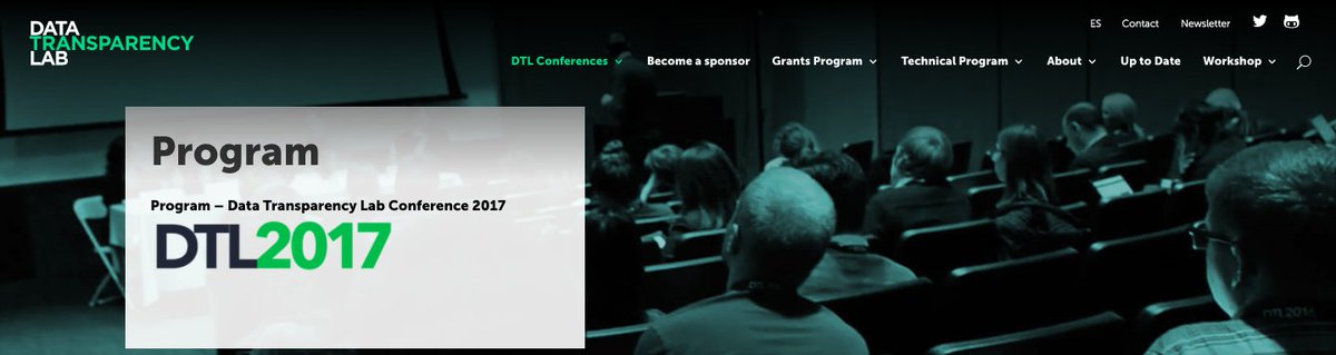 pciuccarelli's tweet photo. "The 4th edition of the Data Transparency Lab conference gathered more than 85 companies of 15 nationalities" #DTL2017 in review. Take a look! https://t.co/9dAHMbzuBk https://t.co/aVHN0mXmif