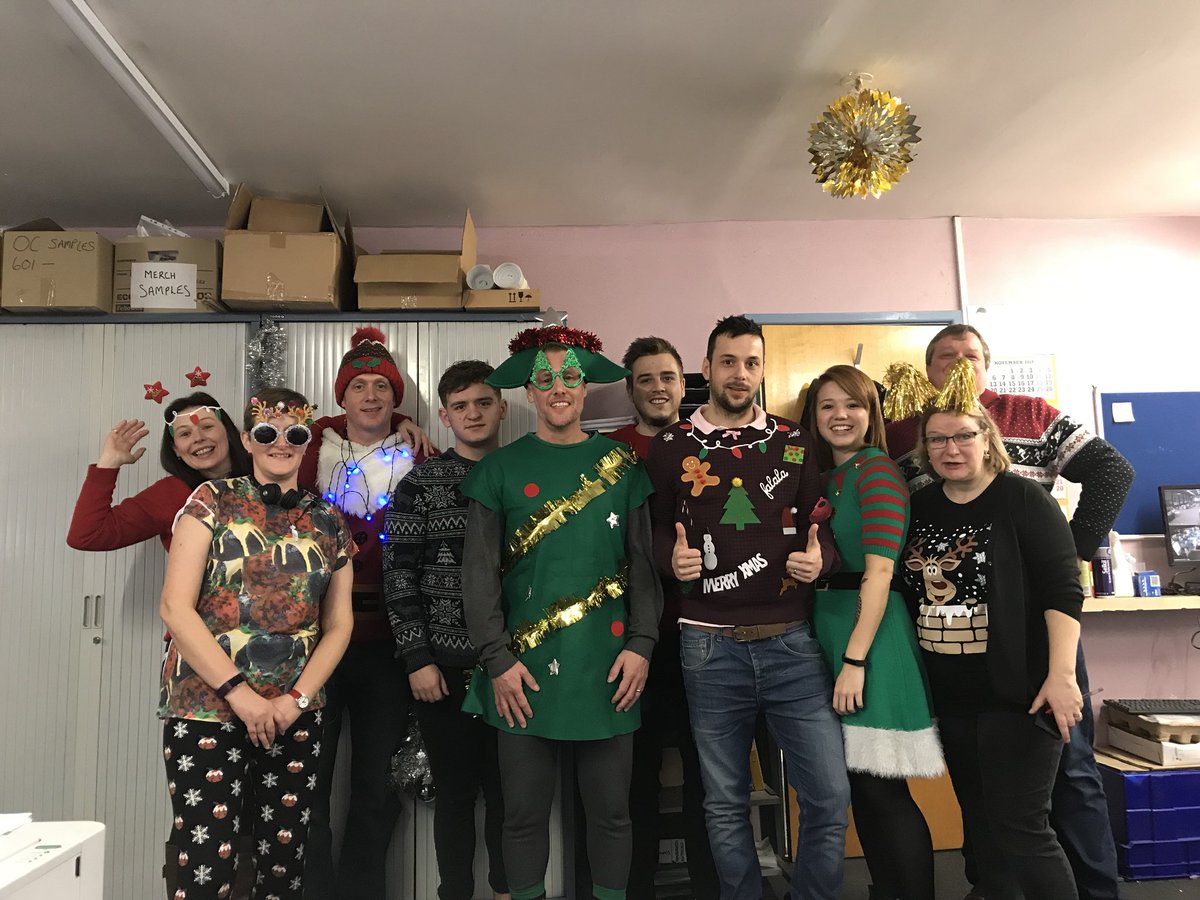 Christmas outfit competition over. The human Christmas Tree wins it with the Elf in a close 2nd. Merry Christmas &amp; Happy New Year from the team at Elite Plastics! 🎄