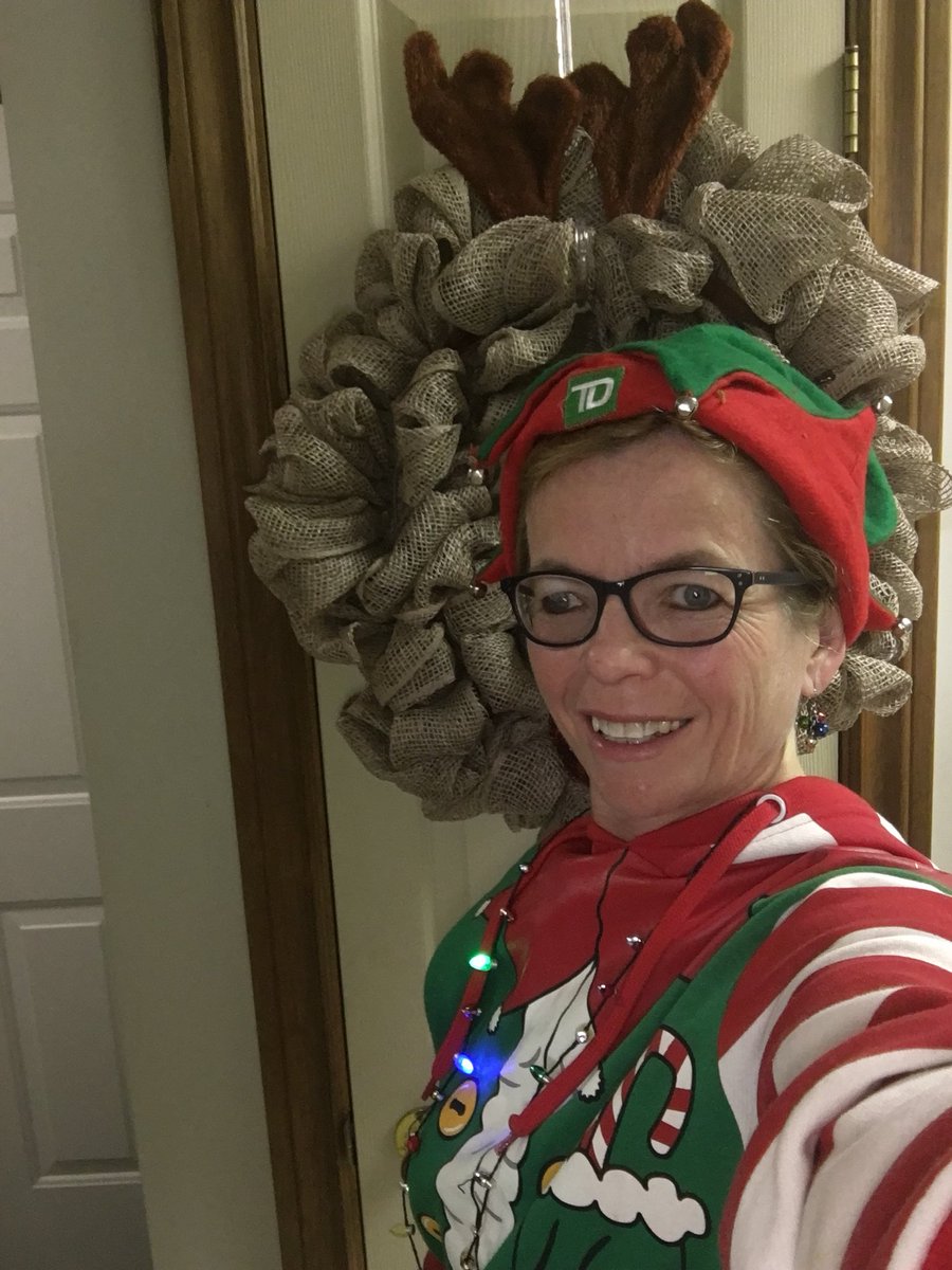 This TD elf is off to work for a great Friday . Merry Christmas everyone 🎄May you have a blessed and safe holiday season