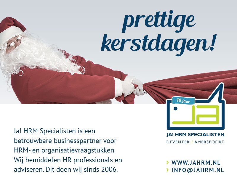 Ja! HRM Specialisten wenst u prettige kerstdagen! #hr #hrm #kerstvakantie #kerst