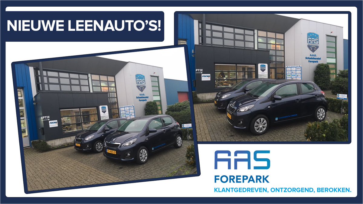 AAS_Forepark's tweet photo. Met dank aan @terbergleasing een tweetal nieuwe leenauto's op het Forepark mogen verwelkomen.

Schade is natuurlijk altijd vervelend, maar met zo'n blitse Peugeot als vervangend vervoer bent u in ieder geval verzekerd van een fijne en comfortabele leenauto! https://t.co/2XLQGj3Fdi