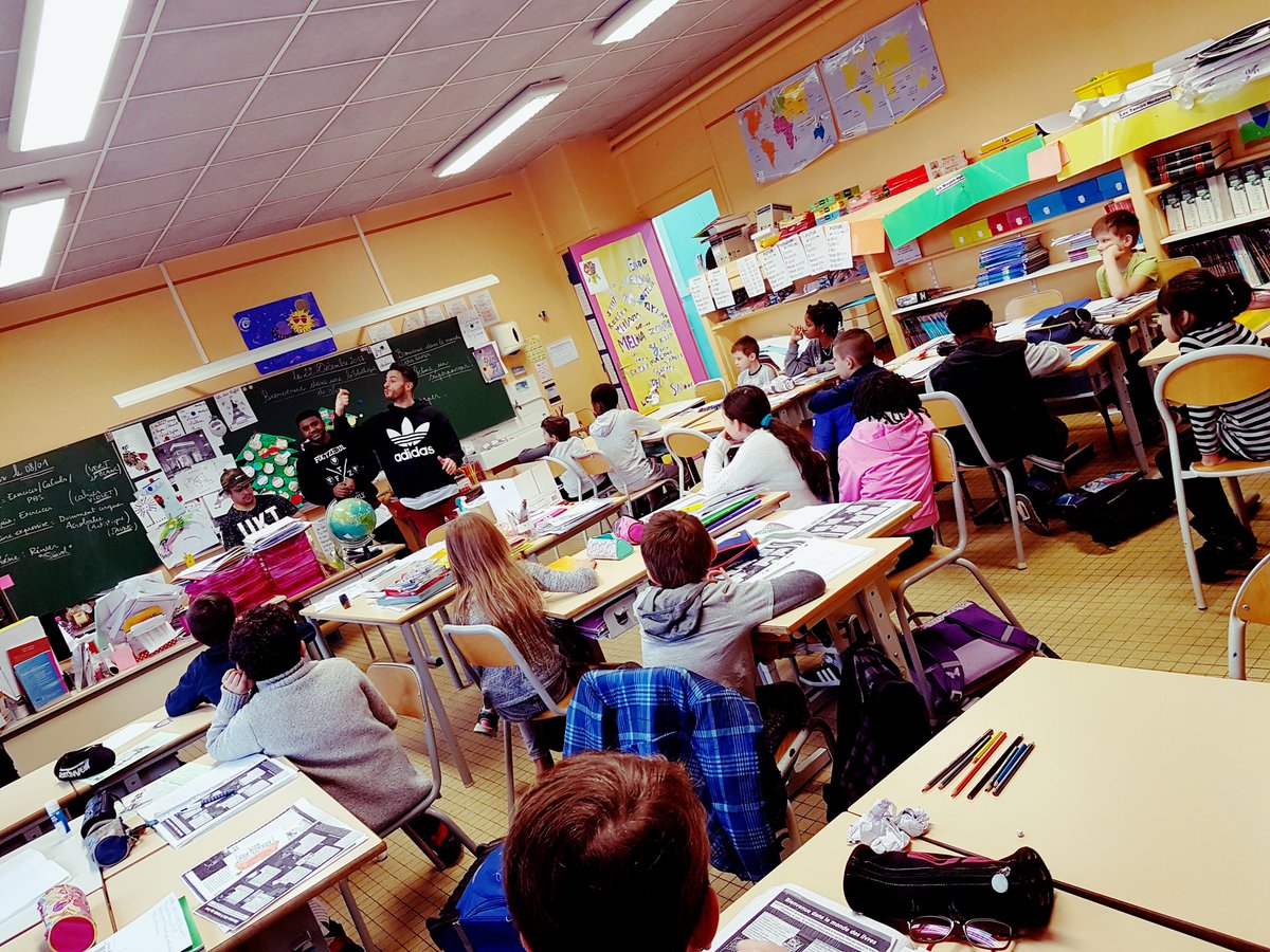 Lancement du Pag Danse et Musique 2018 dans les écoles de Reims Est avec <a href="/TaggaeIsmaeL/">Taggae IsmaeL</a> et @manege_reims 🕺💃🤸