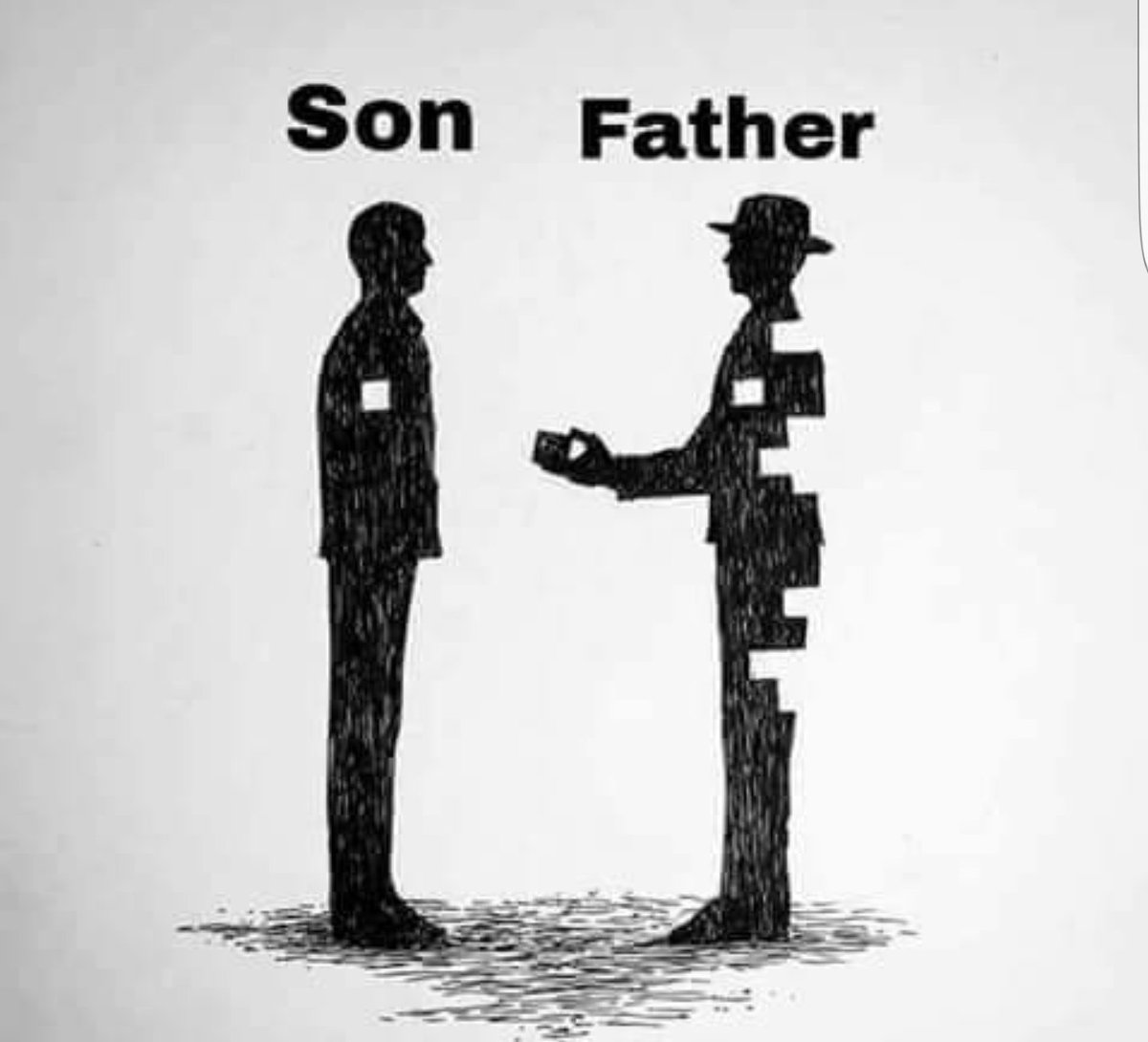 Uzair_Here's tweet photo. A Father is a human form of Angel. 😊 https://t.co/fKQjsLkfsM