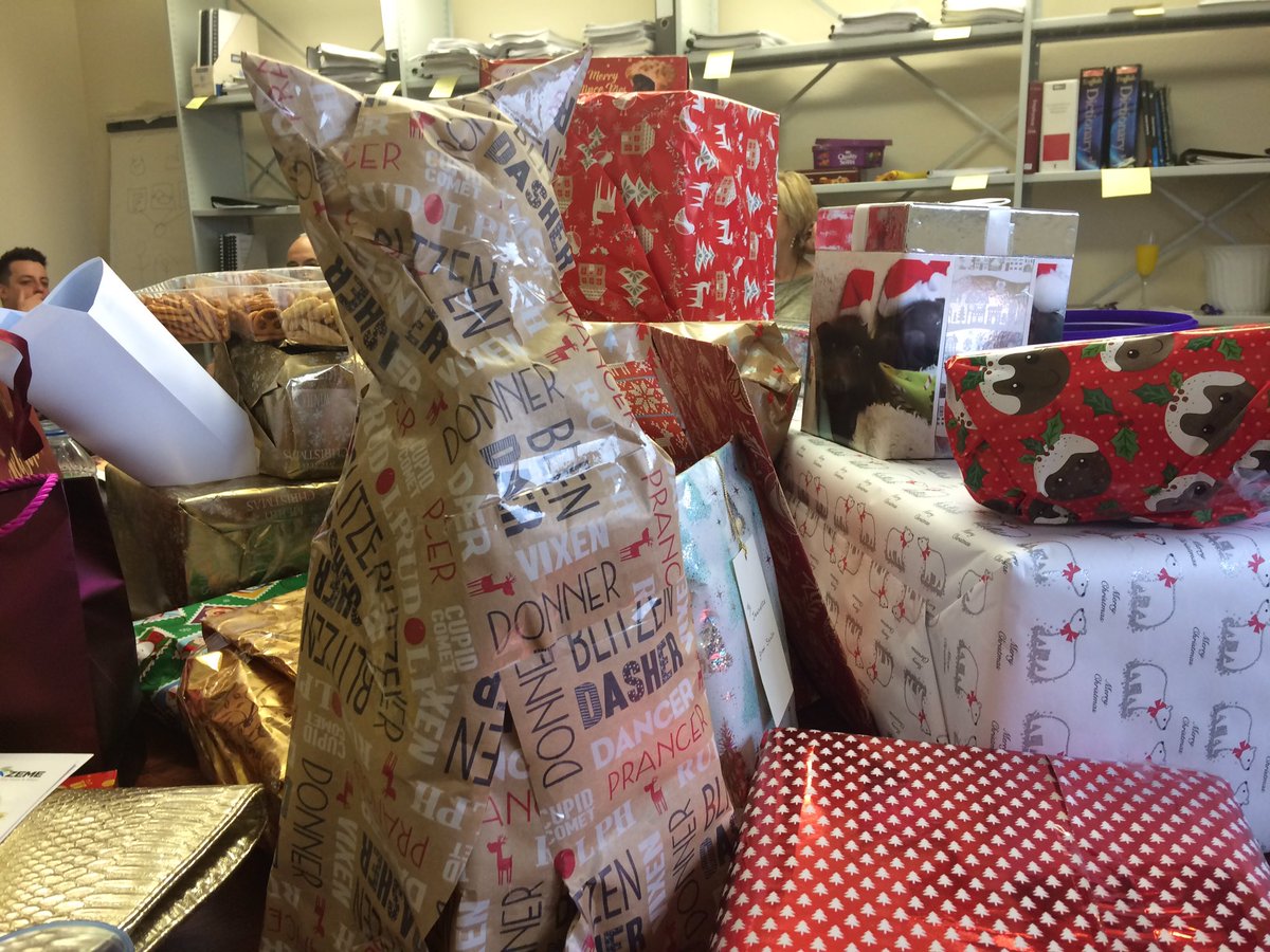 ExCALLimited1's tweet photo. Christmas has arrived at the ExCAL office #SecretSanta #ChristmasParty2017 https://t.co/dP9eI4rm5c