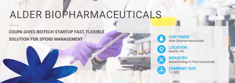 Comment Alder Biopharmaceuticals, une start-up spécialisée dans la biotechnologie, a pu bénéficier d'une solution rapide et flexible de gestion des dépenses ? Eléments de réponses bit.ly/2BWxURg #cloud #entreprise #service