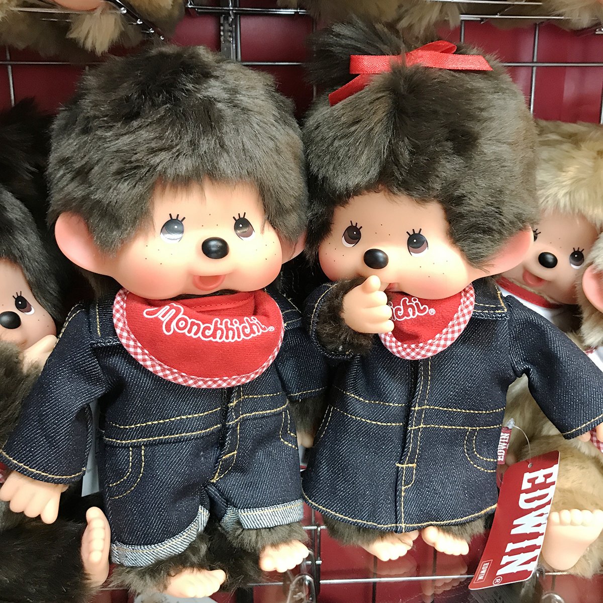 激レアコラボ】EDWIN×Monchhichi エドウィンモンチッチ Mサイズ 女の子