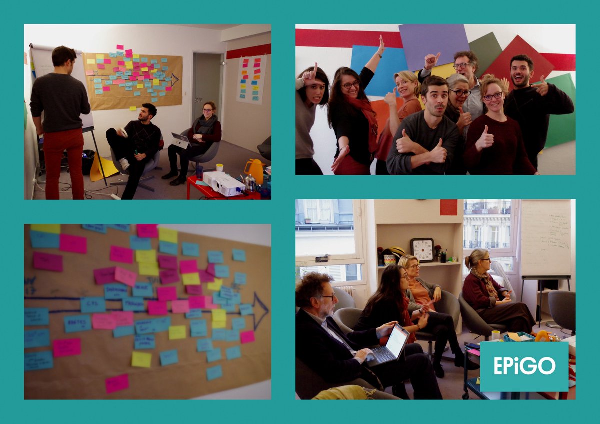 epigofr's tweet photo. Notre recette d'un bon séminaire :
- une pointe de sérieux
- une poignée de post-it
- un bol de bonne humeur ! https://t.co/xMaiwvYoqP