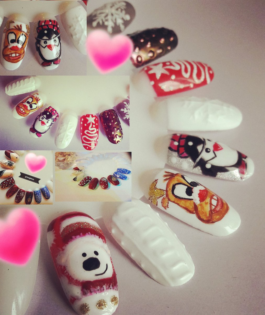 kinqus's tweet photo. #indigo #ChristmasNails #warsawgirl #polishgirl #Poland #artnail https://t.co/OgPsLN2ndI