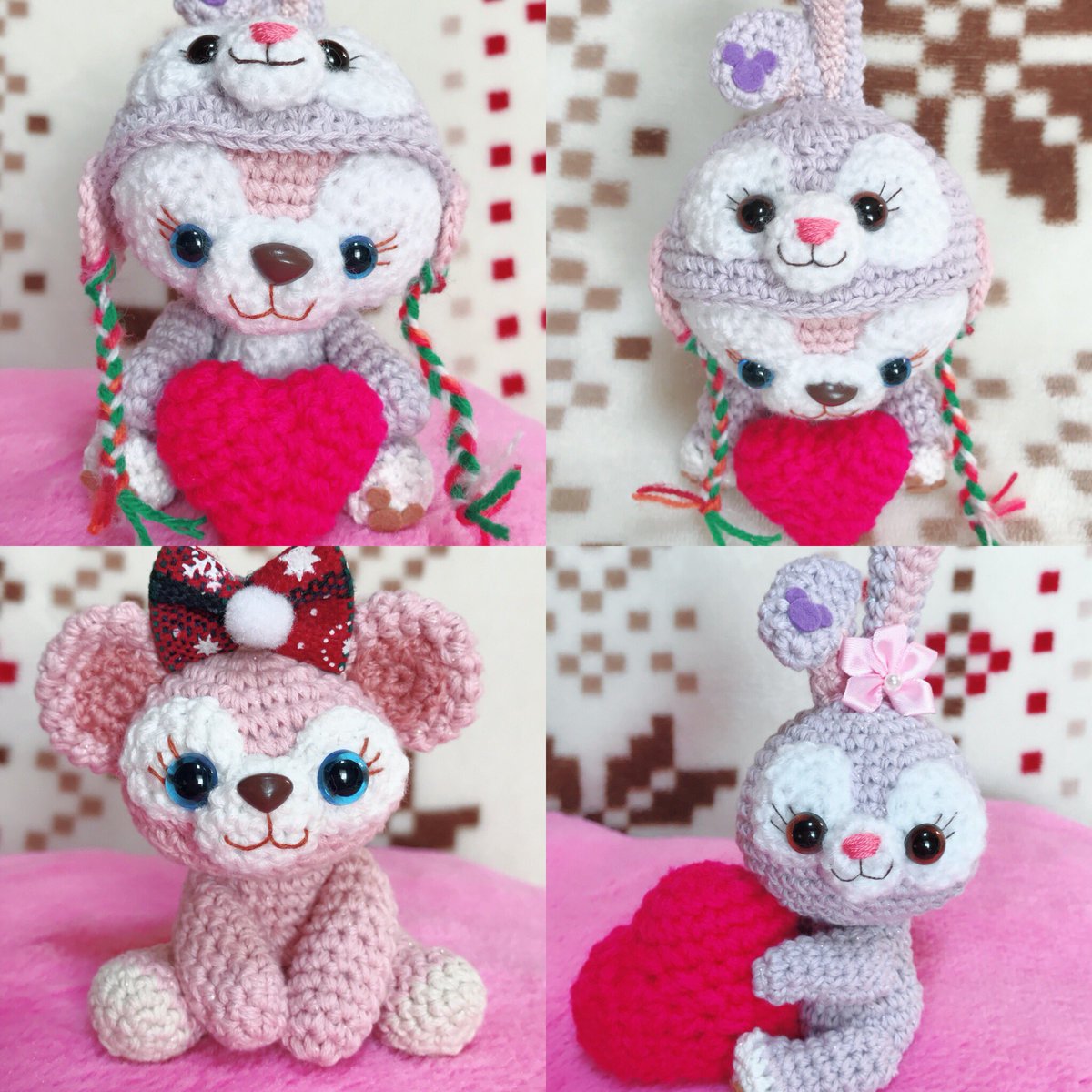 ステラルーづくし💕💕 #ディズニー #ステラルー #あみぐるみ