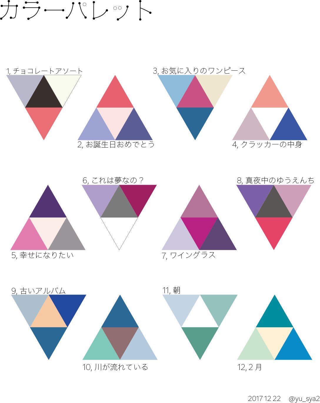 有砂 自分用にカラーパレット作りました 思った以上に楽しかったので1ヶ月に1つくらいのペースで作ろうと思います もし時間がある方使っていただけると嬉しいです カラーパレット カラパレ フリー 4色カラーパレット 有砂 自分用にカラーパレット作りました 思った以上に楽しかったので1ヶ月に1つくらいのペースで作ろうと思います もし時間がある方使っていただけると嬉しいです カラーパレット カラパレ フリー 4色カラーパレット