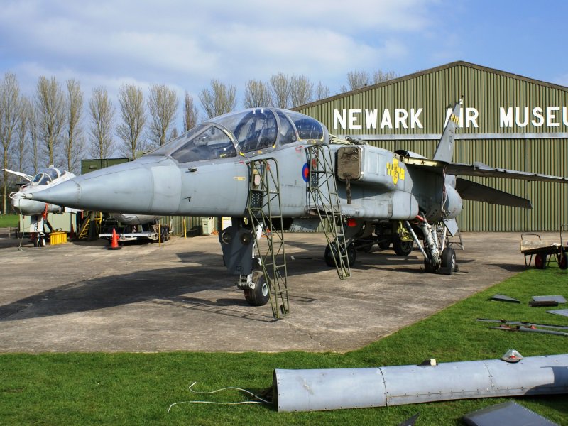 NewarkAirMus's tweet photo. 2012 #NAMmomentInTime #Jaguar #XX829 acquired by #museum; Taylor Monoplane G-APRT (founding British Homebuilt aircraft); extensive restoration programmes being undertaken on several #museum #aircraft – #Lightning, #Monospar, #Rallye etc. #HistoryNAMbook https://t.co/mvwNBxQLa3 https://t.co/IBaXILy9ZE