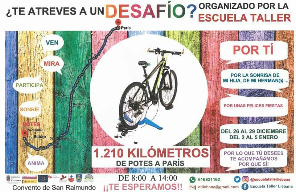 Rabago_Rionansa's tweet photo. Del 26 al 29 de diciembre y del 2 al 5 de enero se podrá realizar en horario de 8:00 a 14:00 en el Convento de San Raimundo la actividad organizada por la Escuela Taller #Liébana @etliebana “Desafío 1200 kilómetros, de #Potes a París”.
+info: etliebana@gmail.com / 616 82 11 62. https://t.co/42i2l7bof2