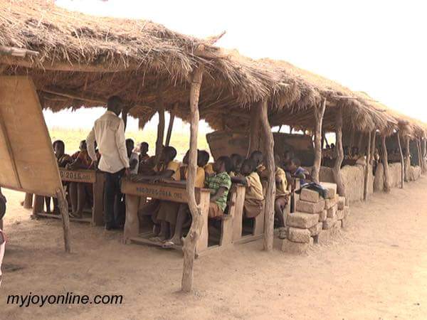 Our brothers and sisters are studying under this conditions and worst and we still expect them to compete at the same level  with other countries when they grow up and what is more disgusting &amp; repelling is minister wanting to spend $2.5mill on her official car#CitiCBS #JoyNews