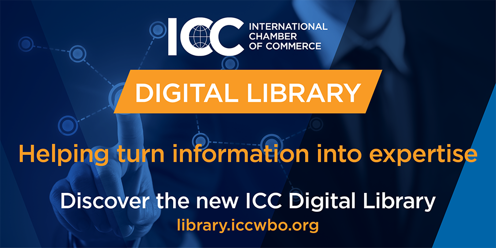 iccwbo's tweet photo. Doing research? Want to improve your knowledge on trade? Discover the #ICCDigitalLibrary's new #TradeFinance channel: https://t.co/sbbhEKZqK1 https://t.co/zIGRqykVXz