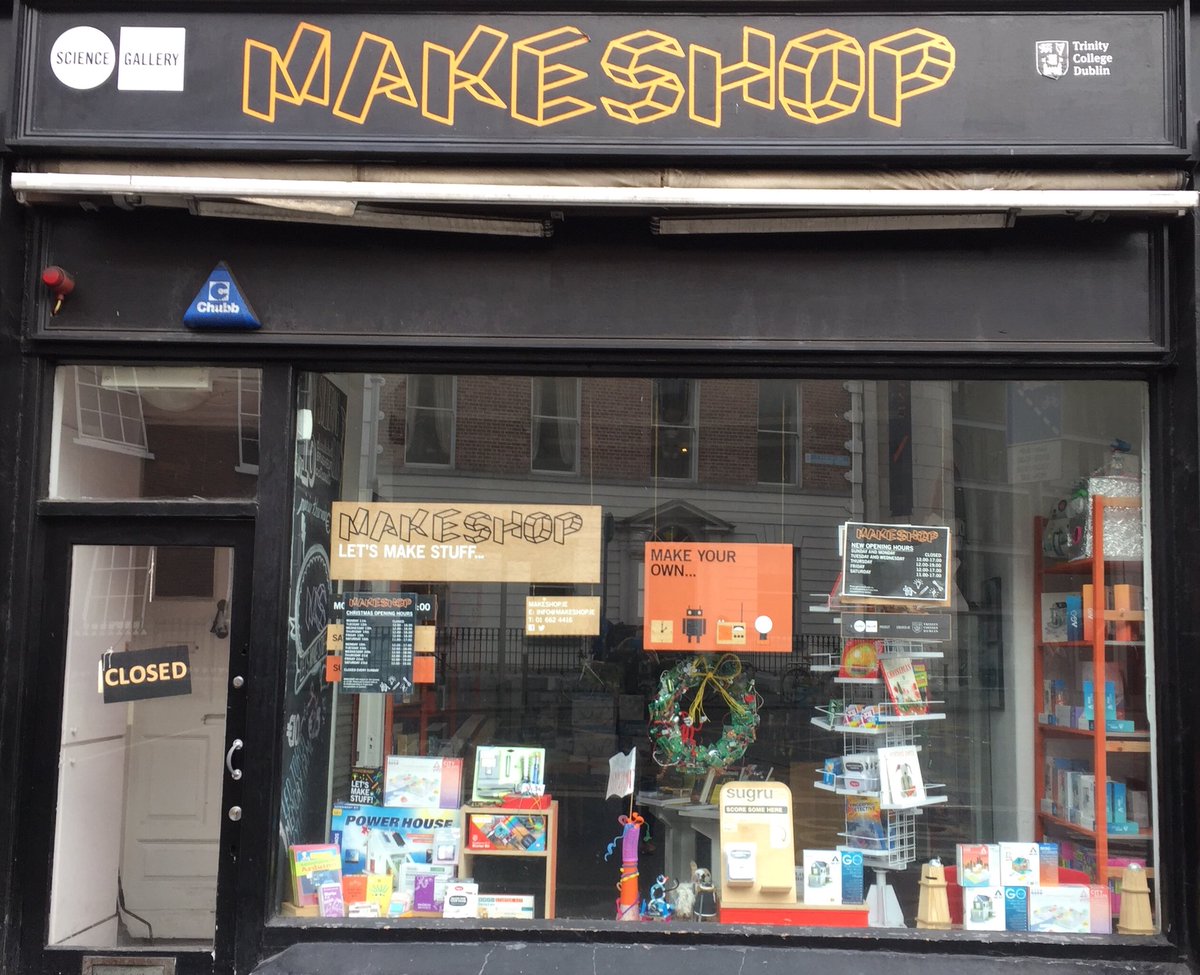 Very proud that Arckit is part of <a href="/SciGalleryDub/">ScienceGalleryDublin</a> <a href="/WeAreMakeshop/">MAKESHOP</a> Dublin. What an amazing place of creativity. #LastMinuteGifts