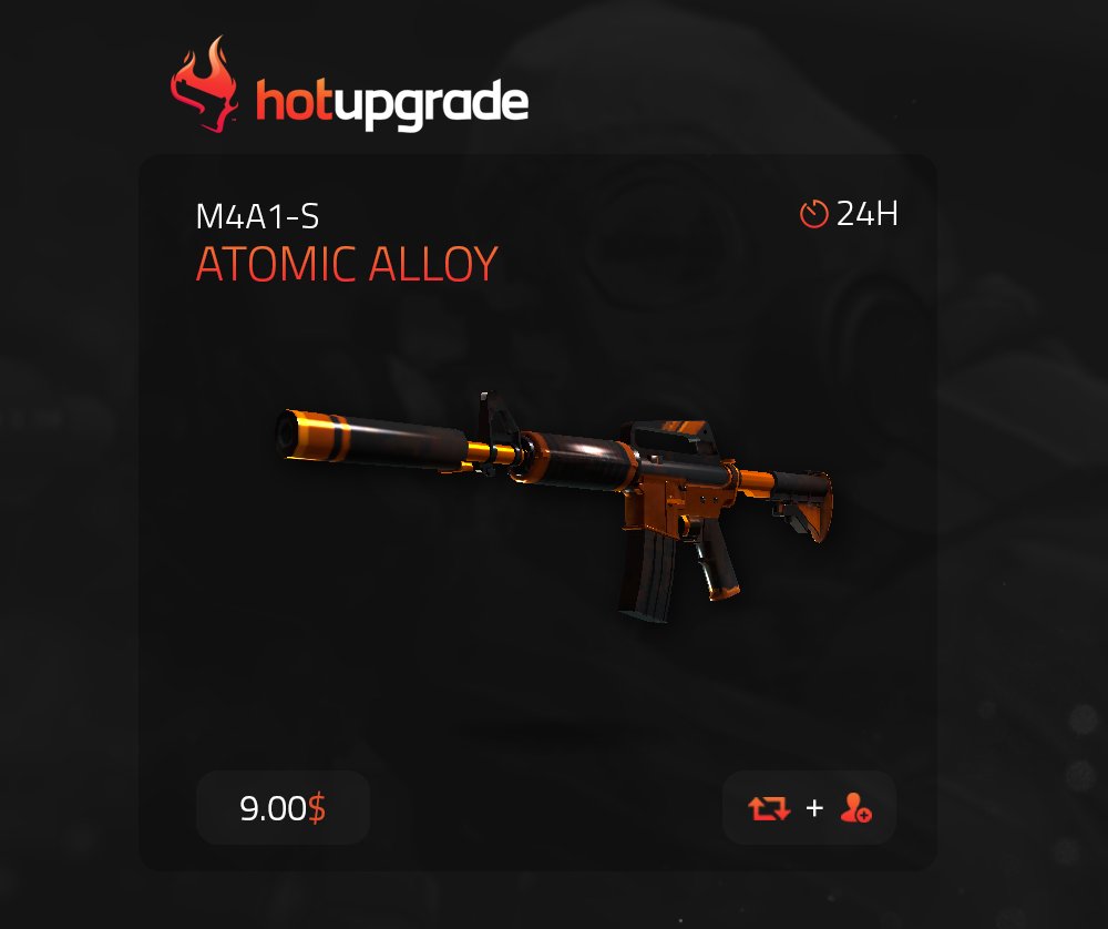hotupgrade's tweet image. 🔥🔥 M4A1-S ATOMIC ALLOY GIVEAWAY 🔥🔥

💥RETWEET
💥FOLLOW US

Good luck!
