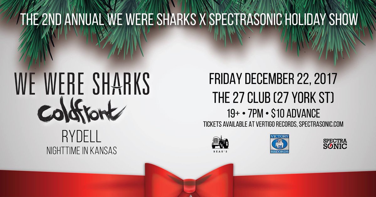 We did absolutely nothing this year and it was really awesome.
Come celebrate TONIGHT at The 27 Club w. cha boiz <a href="/weweresharks/">🦈We Were Sharks🦈</a> <a href="/coldfront905/">Coldfront</a> and @wearentik.
