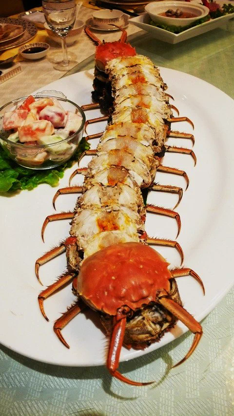 うまそうではあるけど？カニを並べると見た目がやばいｗｗｗ