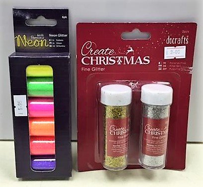 Need to spread the Christmas glitter? come check out our great range of glitters all sorts of colours! Have a colorful Christmas!