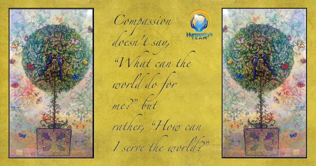 Live a life of Compassion