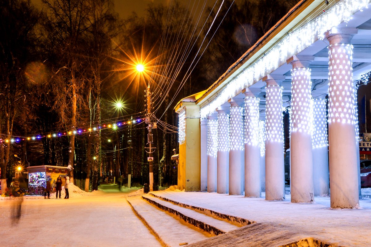 Парк швейцария нижний новгород зимой