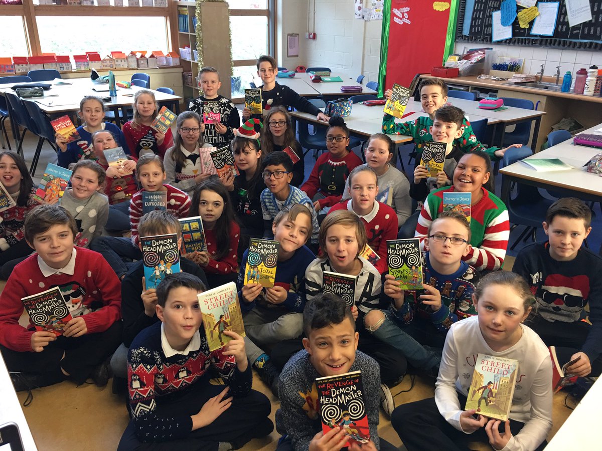 Thank you for our books Santa, we loved them! Merry Christmas <a href="/pta_rogerstone/">Rogerstone PTA</a>!!
